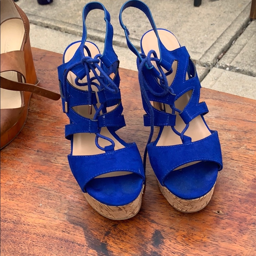 Blue heels